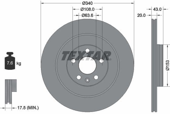 Brake Disc PRO 92304503