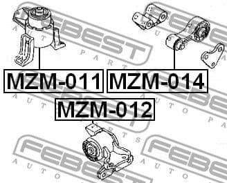 Mounting, engine MZM-014 - image 2