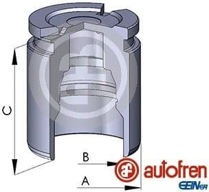 Piston, brake caliper D025126