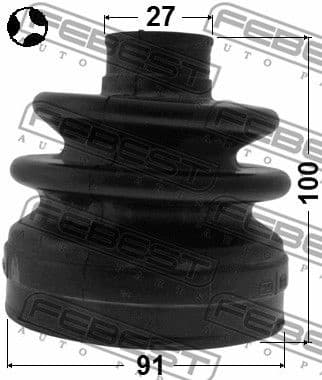 Bellow Kit, drive shaft 1215-SANFERHT - image 2