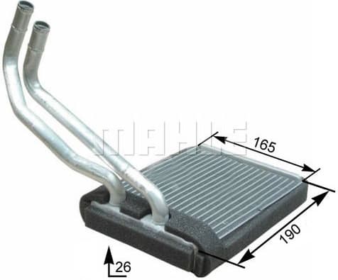 Heat Exchanger, interior heating BEHR *** PREMIUM LINE *** AH 177 000P - image 2