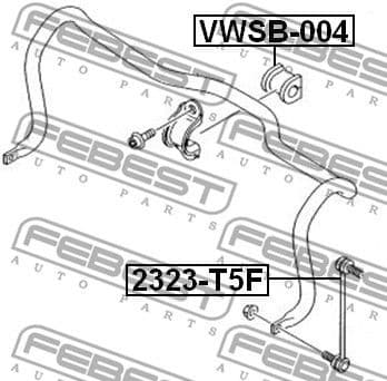 Link/Coupling Rod, stabiliser bar 2323-T5F - image 2