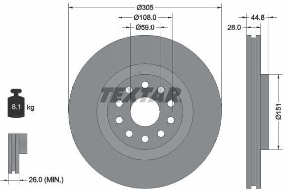 Brake Disc 92115800