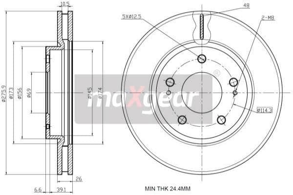Brake Disc 19-2388