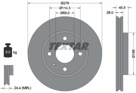 Brake Disc PRO 92148703