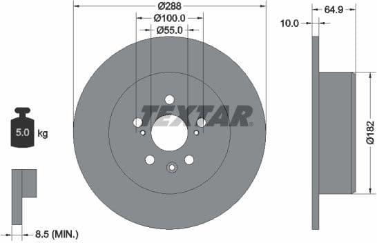 Brake Disc PRO 92135903