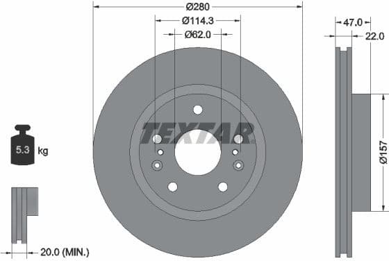 Brake Disc PRO 92268303