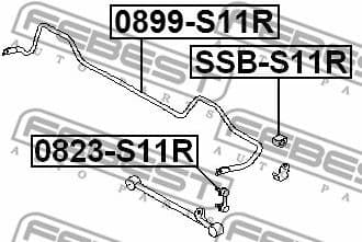 Stabiliser Bar, suspension 0899-S11R - image 2