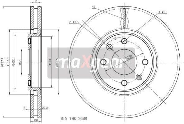 Brake Disc 19-1067