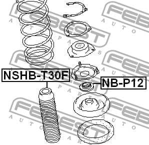 Protective Cap/Bellow, shock absorber NSHB-T30F - image 2