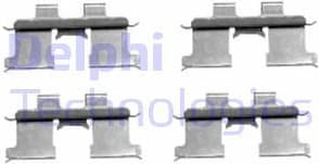 Accessory Kit, disc brake pad LX0467