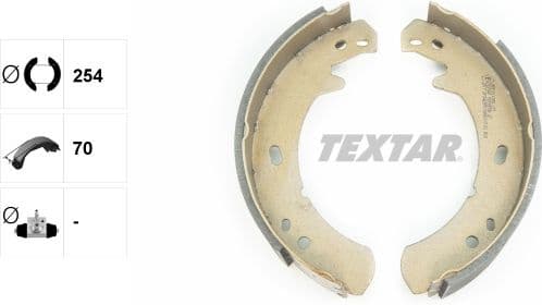 Brake Shoe Set, parking brake 91055700