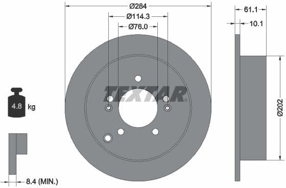Brake Disc PRO 92134003