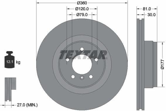Brake Disc PRO 92178403