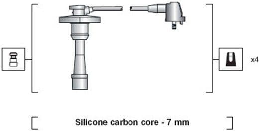 Ignition Cable Kit 941318111188 - image 2