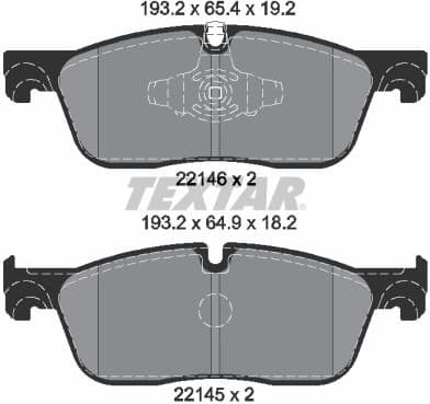 Brake Pad Set, disc brake Q+ 2214601