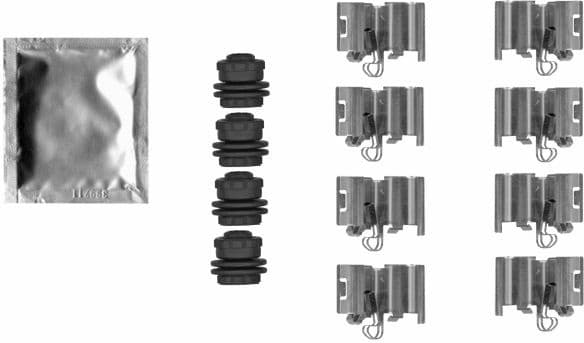 Accessory Kit, disc brake pad 82549600