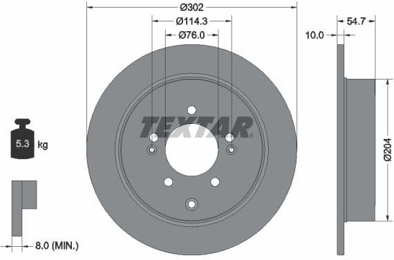 Brake Disc PRO 92294903