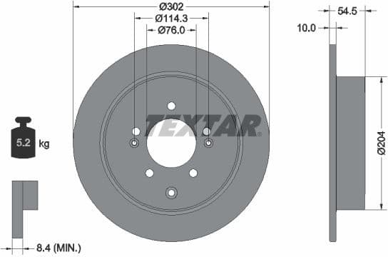 Brake Disc PRO 92293303