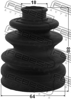 Bellow, drive shaft 0115-MHU38R - image 2
