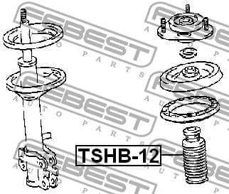 Dust Cover Kit, shock absorber TSHB-12 - image 2