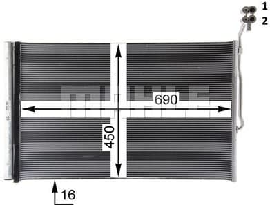 Condenser, air conditioning BEHR *** PREMIUM LINE *** AC 777 000P - image 9