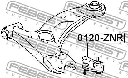 Ball Joint 0120-ZNR - image 2