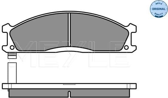 Brake Pad Set, disc brake MEYLE-ORIGINAL: True to OE. 025 213 4717 - image 2