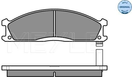Brake Pad Set, disc brake MEYLE-ORIGINAL: True to OE. 025 213 4717 - image 3