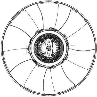 Fan, engine cooling BEHR *** PREMIUM LINE *** CFF 492 000P - image 2