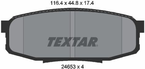 Brake Pad Set, disc brake 2465301