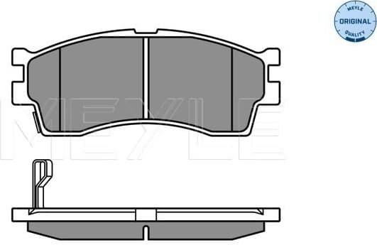 Brake Pad Set, disc brake MEYLE-ORIGINAL: True to OE. 025 238 7316/W - image 2