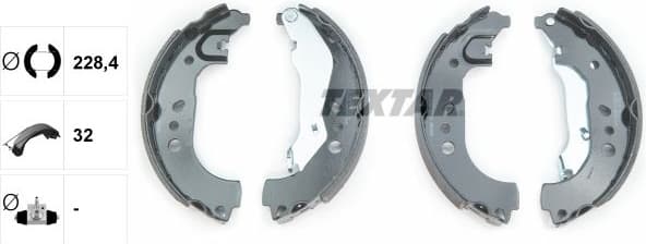 Brake Shoe Set 91080100