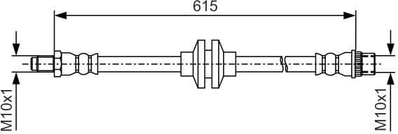 Brake Hose 1 987 481 982 - image 5