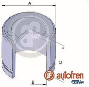 Piston, brake caliper D025322