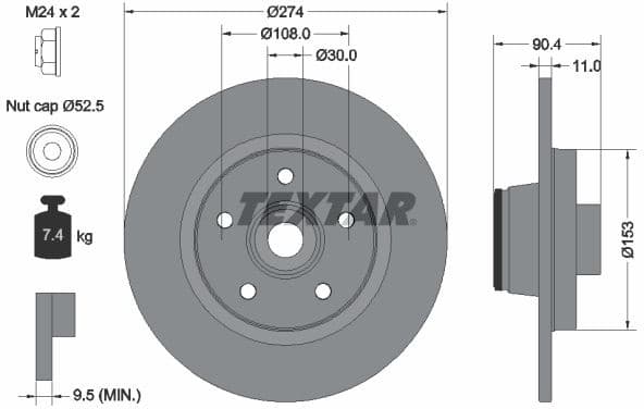 Brake Disc PRO 92196203
