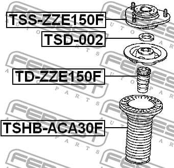 Rubber Buffer, suspension TD-ZZE150F - image 2