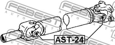 Joint, propshaft AST-24 - image 2