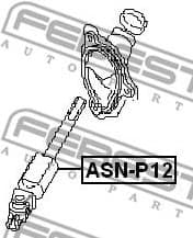 Steering Shaft ASN-P12 - image 2