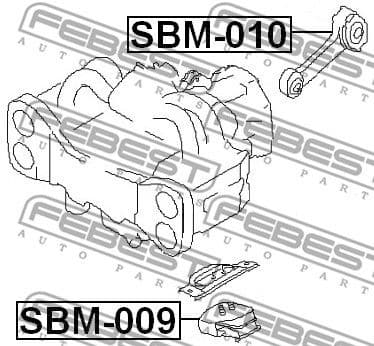 Mounting, engine SBM-010 - image 2