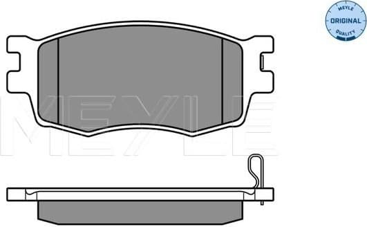 Brake Pad Set, disc brake MEYLE-ORIGINAL: True to OE. 025 243 1717/W - image 3