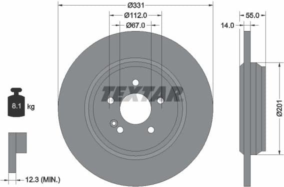 Brake Disc PRO 92103303