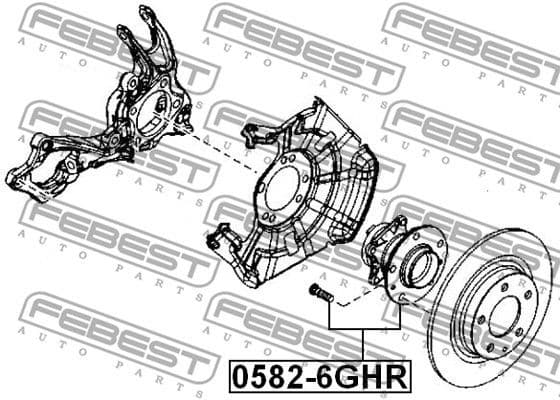 Wheel Hub 0582-6GHR - image 2