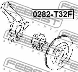 Wheel Hub 0282-T32F - image 2