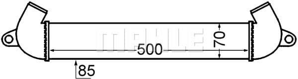 Charge Air Cooler BEHR CI 342 000S