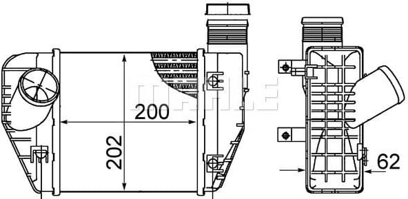 Charge Air Cooler BEHR CI 423 000S
