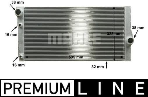 Radiator, engine cooling BEHR *** PREMIUM LINE *** CR 1147 000P