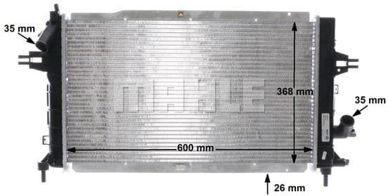 Radiator, engine cooling BEHR CR 1687 000S - image 12