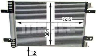 Condenser, air conditioning BEHR *** PREMIUM LINE *** AC 886 000P - image 2