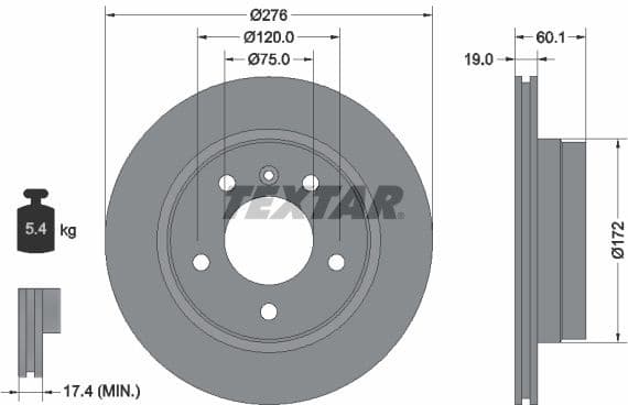 Brake Disc PRO 92072403